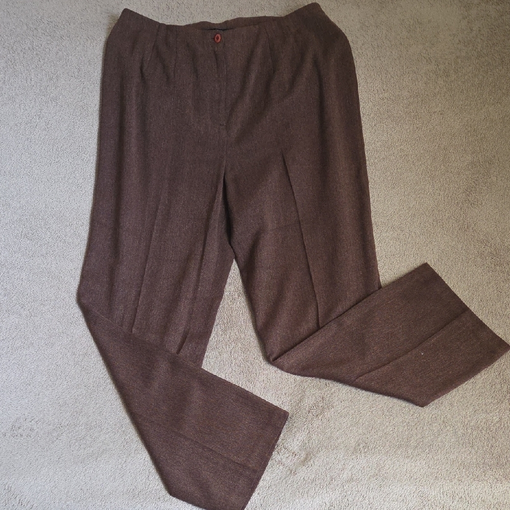 Women Brown Straight Leg Pants